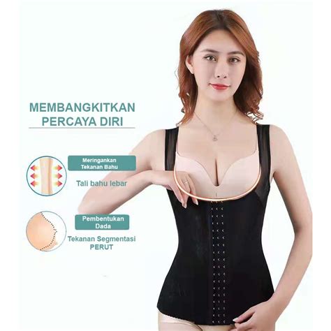 Jual Korset Pelangsing Perut Buncit Wanita Korset Long Torso 1178