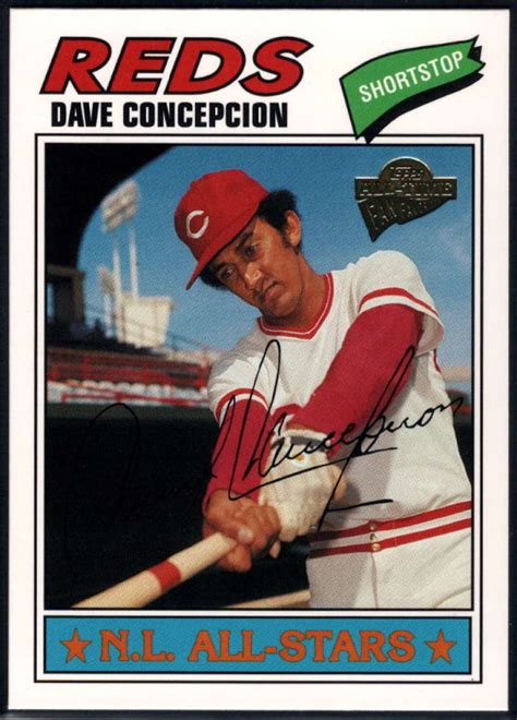 Topps All Time Fan Favorites Dave Concepcion Nm Mt Reds Ebay