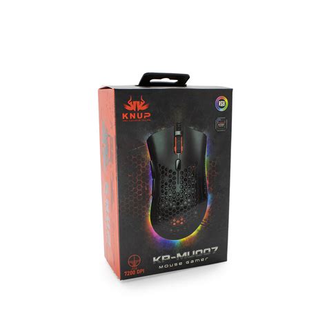 MOUSE GAMER LED RGB KNUP KP MU007