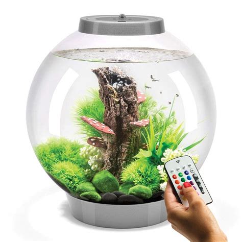 Buy Biorb Classic L Aquarium In Silver With Mcr Led Lighting Online