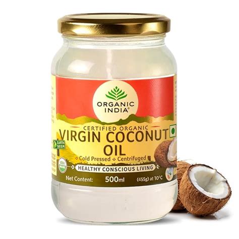 Organic India Virgin Coconut Oil 500ml Lab Tested On 600 Parameters