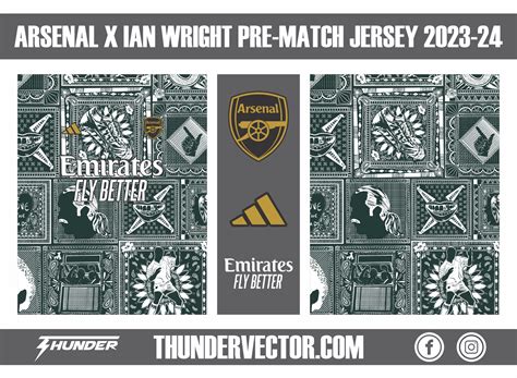 Arsenal X Ian Wright Pre Match Jersey