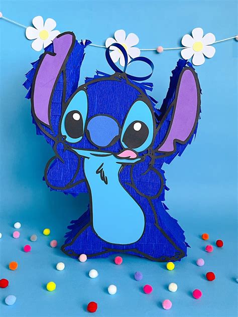 Stitch Piñata Angel Piñata Stitch And Angel Party Etsy