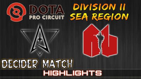 ARMY GENIUSES VS POLARIS ESPORTS DIVISION 1 DECIDER MATCH DPC SEA