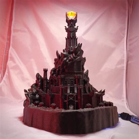 Lord Of The Rings Dark Tower Stl File Sauron Stl File Figure Etsy