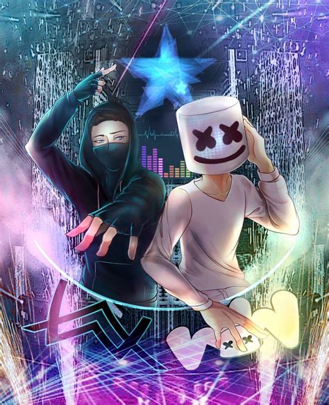 Marshmello Vs Alan Walker Tumblr Wallpapers - Wallpaper Cave