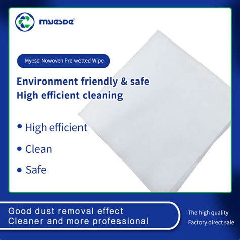 Sterile Pre Wetted Wiper 70 Ipa Cleanroom Polypropylene Wipes For