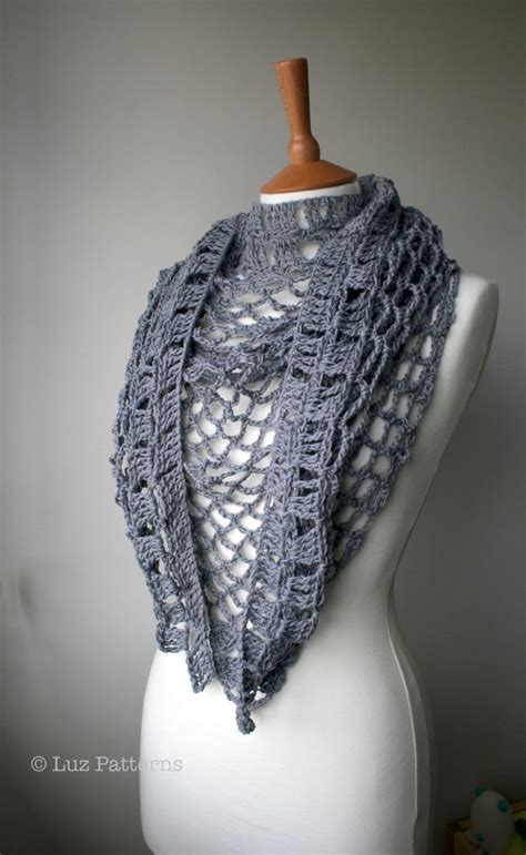 Crochet Patterns Summer Evening Shawl Crochet Pattern