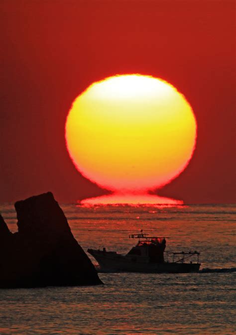 だるま夕日＆日没時間 すくも観光ナビ