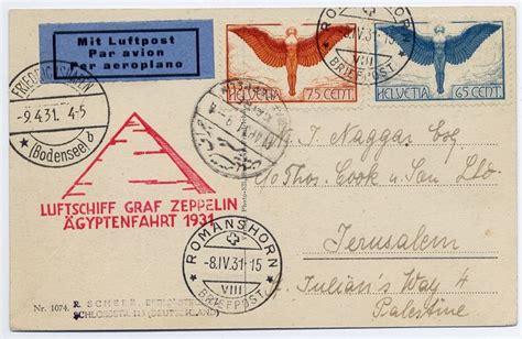 Switzerland 1931 Zeppelin LZ 127 Zeppelin LZ 127 Catawiki