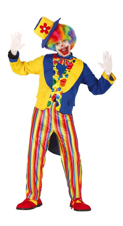 lustiger Clown Kostüm für Herren FaschingShop24