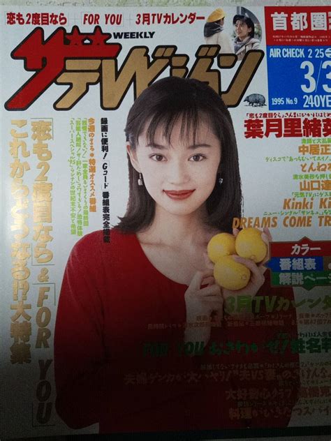 【やや傷や汚れあり】ザ・テレビジョン 首都圏版 1995年3月3日 No 9 葉月里緒奈 恋も2度目なら4p For You4p 小林恵3p久宝留理子2pドリカム1p高橋克典2pの落札情報詳細