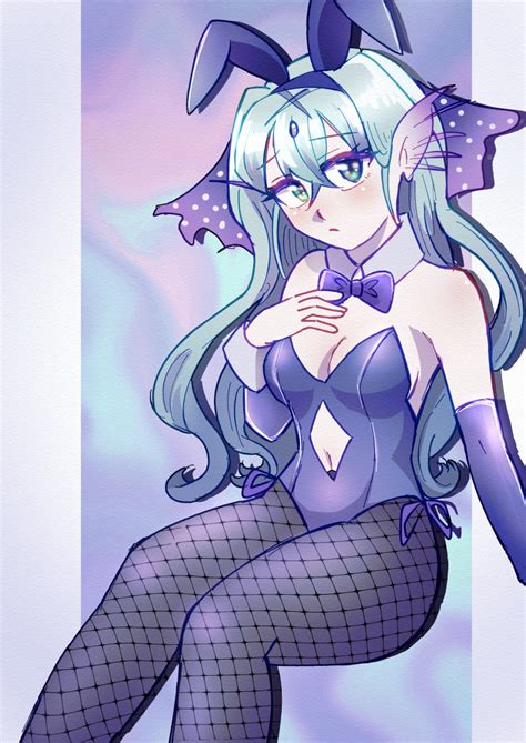 Rule 34 1girls Bunnysuit Grey Skin Human Legs Mermaid Tearlaments Kitkallos Yu Gi Oh 8386401