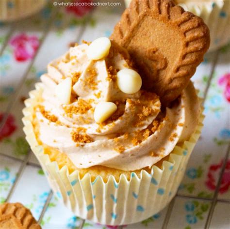 Biscoff Cookie Butter Cupcakes What Jessica Baked Next