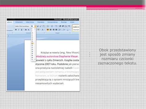 PPT Formatowanie Tekstu W Microsoft Word PowerPoint Presentation