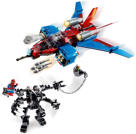 LEGO 76150 Super Heroes Marvel Spider Man Jet Vs Venom Mech Playset