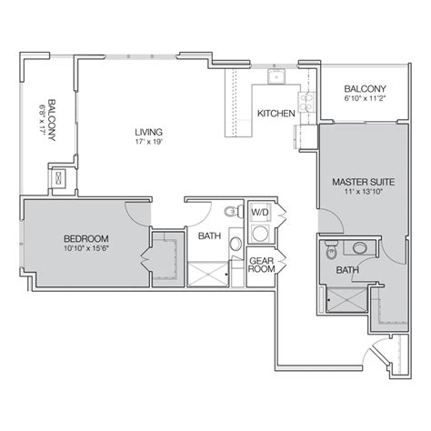 Floor Plan G | Greenbelt Apartments