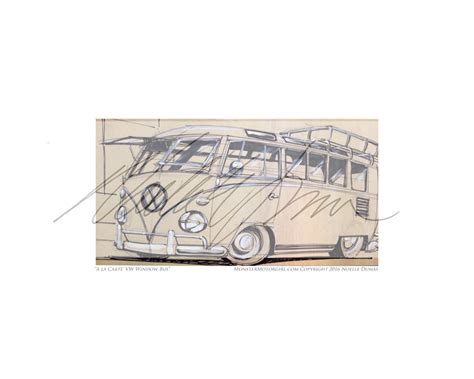 Vw Van Sketch At Explore Collection Of Vw Van Sketch