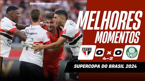 Melhores momentos de São Paulo 0 4 x 2 0 Palmeiras Supercopa do