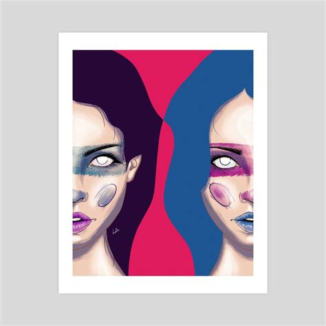 dichotomy  art print  luca genovese inprnt