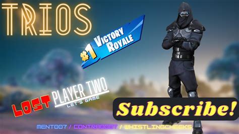 Fortnite Zero Builds Trios Win Gameplay First Play Through And Win