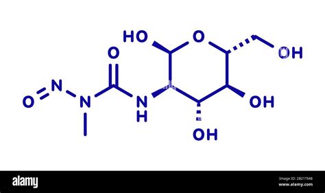 Streptozotocin cancer drug molecule, illustration Stock Photo - Alamy