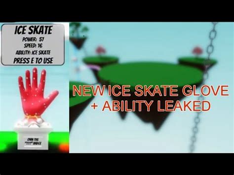 Slap Battles Leaks NEW ICE SKATE GLOVE ABILITY LEAKED YouTube