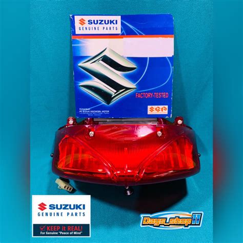 Suzuki Hayate Original Stanley Tail Light Stoplamp Shopee Malaysia