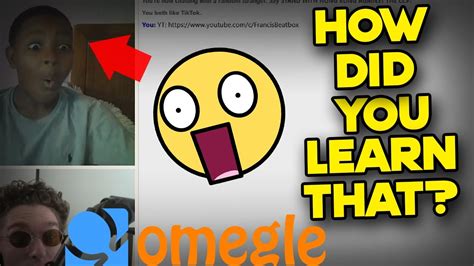 How Did You Learn That Omegle Beatbox Reactions 2 Youtube