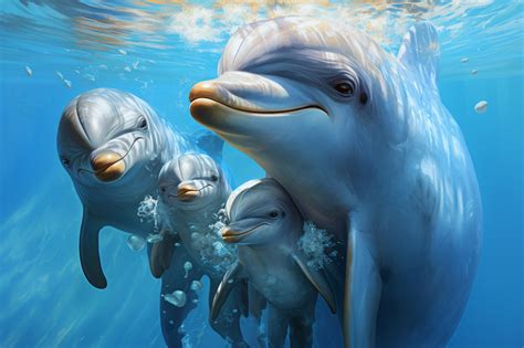 Dolphin Family Portrait on Behance