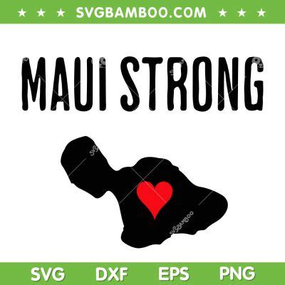 Maui Strong SVG PNG