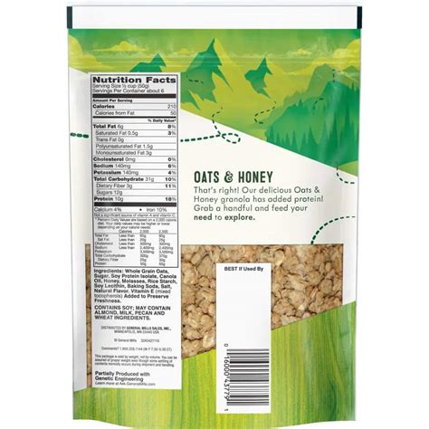 Granola Nutrition Facts Nature Valley | Besto Blog