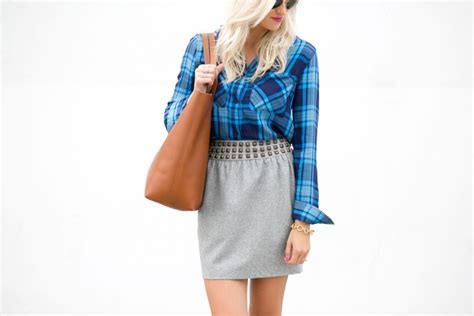 Casual Plaid The Perfect Skirt For Fall Mckenna Bleu