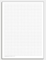 Free Printable Grid Paper | Six styles of quadrille paper.