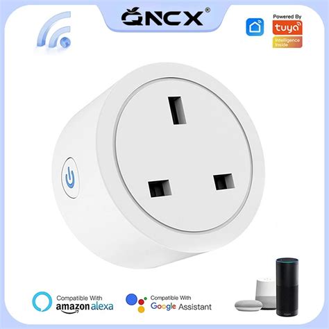 QNCX 16A 20A Smart Socket Tuya WIFI Plug Smart Life APP Remote Control