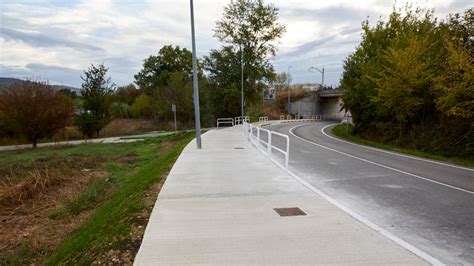 Galer A Pamplona Estrena Acera Y Carril Bici Al Oeste De La Ciudad