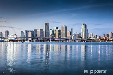 Wall Mural Miami, Florida Skyline - PIXERS.US