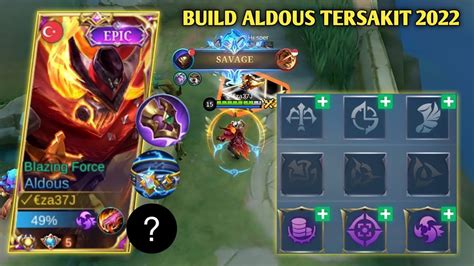 INI DIA BUILD ALDOUS TERSAKIT 2022 AUTO SAVAGE ALDOUS BEST BUILD