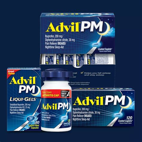 Advil PM Liqui-Gels Capsules - Shop Pain relievers at H-E-B