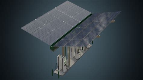 ArtStation - Solar Charging Station 1A | Game Assets