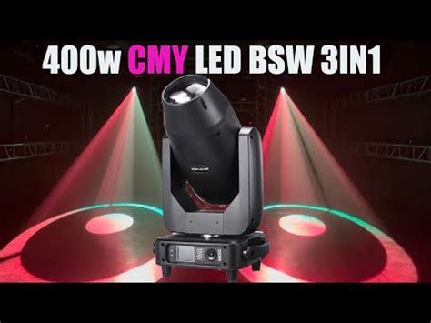 Cmy Cto W Beam Spot Wash Led Bsw In Moving Head Light Youtube