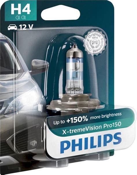 Philips X TremeVision Pro150 H4 1 Stk Se Priser