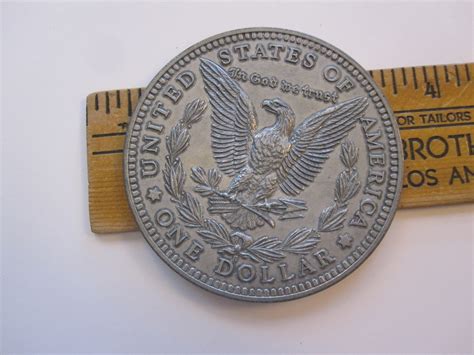 Large Vintage Novelty Coin 3 Inch Coin Replica 1884 Morgan Etsy