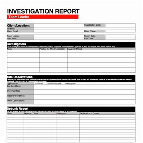 Private Investigator Template