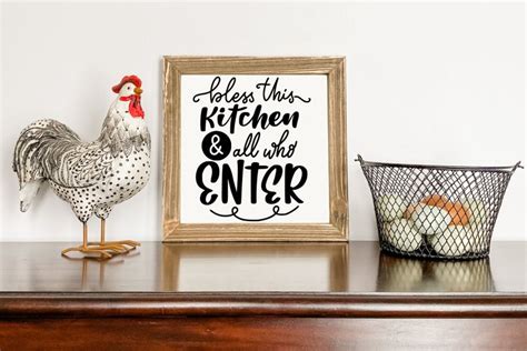 Bless This Kitchen SVG Funny Kitchen Sign