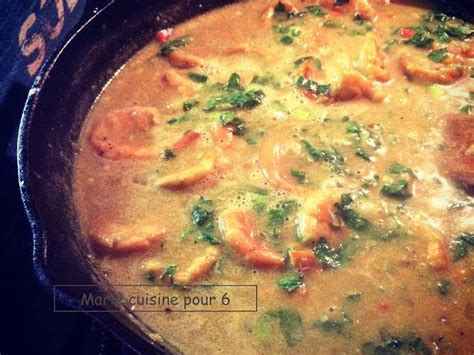 Recettes De Curry De Crevettes De Marie Cuisine Pour 6