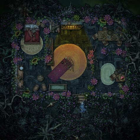 Flower Witch House Rpg Map By Ndvmaps On Deviantart