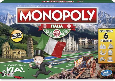 Hasbro Gaming Monopoly Italia C1817103 Amazon It Giochi E Giocattoli