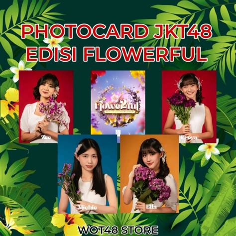 Jual Photocard Jkt Edisi Flowerful Fanmade Shopee Indonesia