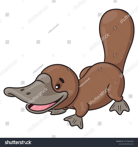 Duck Billed Platypus Clipart